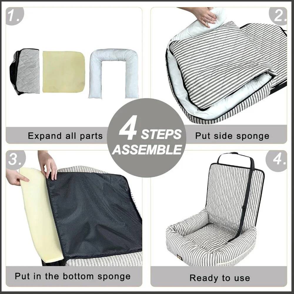 Dog Car Seat for Small and Medium Dogs